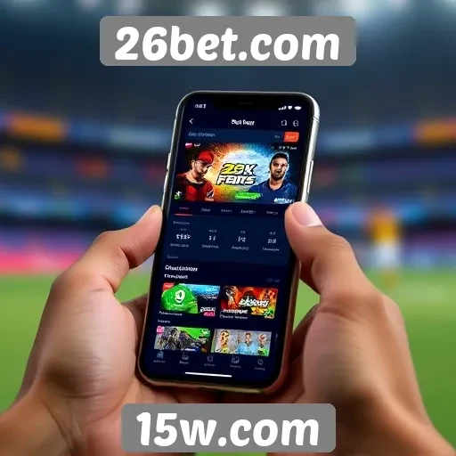 Experiência do usuário no 26bet.com em dispositivos móveis